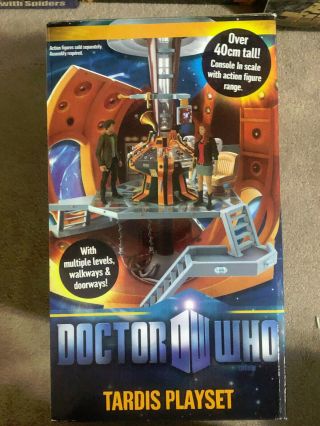 DOCTOR WHO - 2010 11th DOCTOR Highly Detailed TARDIS Console Room Playset MISB 4