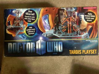DOCTOR WHO - 2010 11th DOCTOR Highly Detailed TARDIS Console Room Playset MISB 5