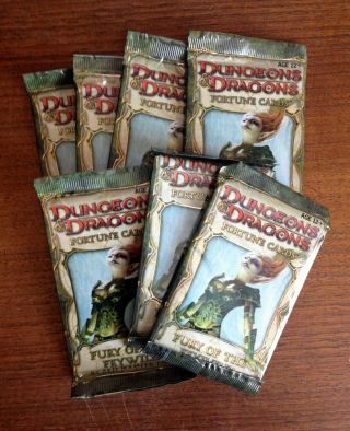Dungeons & Dragons Fortune Cards Fury Of The Feywild (7) Booster Pack