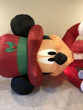 Gemmy Christmas Disney Airblown Inflatable Mickey Mouse Caroler Colossal Blow Up 3