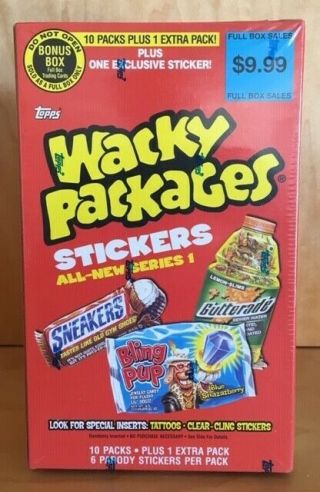 2004 Wacky Packages Series 1 Full Box 10 Cards,  1