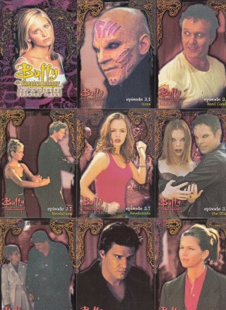 Buffy The Vampire Slayer Season 3 Three 1999 Inkworks Base Card Set Of 90 Tv