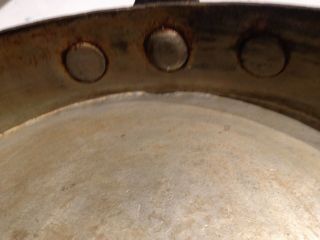 LARGE DUPARQUET Antique Copper Frying Pan Made in York Rare 2