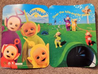 Teletubbies (1997; 8 - Page Video Dealer Brochure) Colorful Collectible,  Rare Item