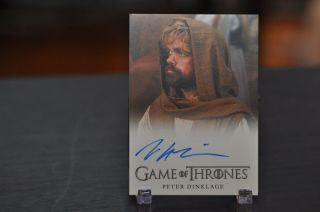 Game Of Thrones Season 5 Peter Dinklage As Tyrion Lannister Autograph Card
