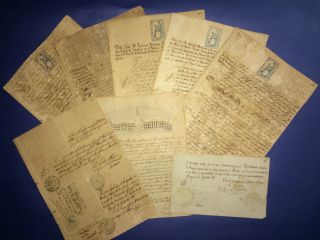 1868 Colonial Spain Antilles Belgian Settler In Cuba Big Archive 8 Documents