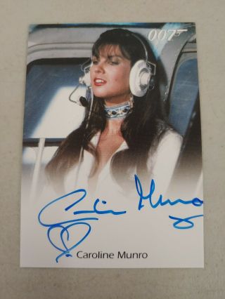 Caroline Munro As Naomi 007 Archives Signature Auto The Spy Who Loved Me