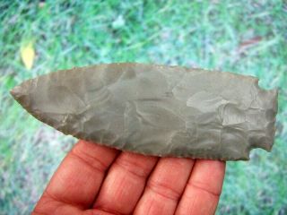 Fine 5 1/2 inch G10 Kentucky Benton Point with Arrowheads Artifacts 3