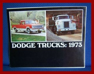 1973 Dodge Truck Full - Line Color Sales Brochure -