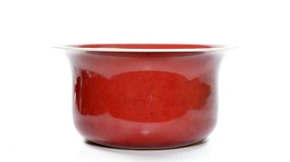 A Chinese Copper - Red Porcelain Bowl