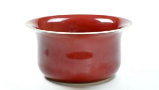 A Chinese Copper - Red Porcelain Bowl 3