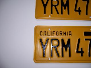 california nos license plates pair 1956 5