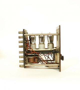 1921 RCA Westinghouse RA Radio Tuner & DA Detector Amp w/ Tipped Tubes & Headset 9