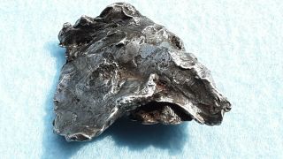 meteorite Sikhote - Alin,  Russia,  regmaglypted individual 81g with flow lines 2