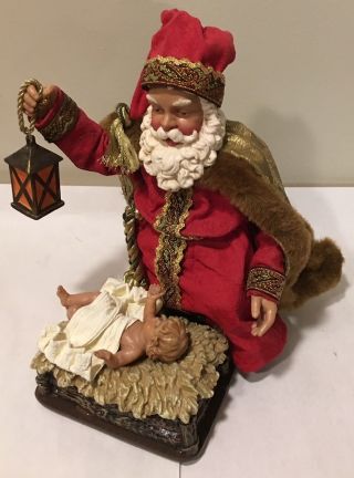 Possible Dreams Clothtique Away In A Manger 713473 W/box
