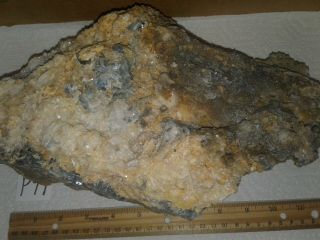 large specimen of blue fluorite,  Royal Flush mine,  Bingham,  Mexico P99 5