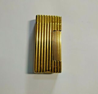 Antique Gold Filled Dunhill Rollalite Lighter - U.  S.  Patent 2.  102.  108