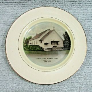 1950 - 1975 Bethany United Methodist Church Lamars Twp Fairmount Nd Plate S/h