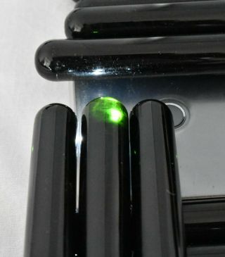 Bakelite Rod Emerald Green Catalin Translucent Stick Faturan 10 Rod Veins 300 Gr