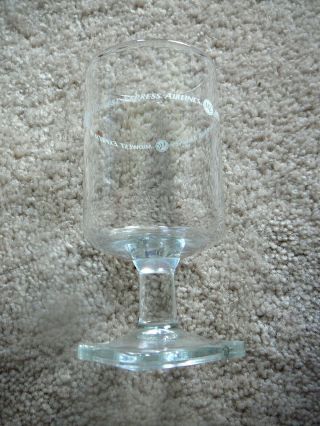Midwest Express Airlines - Vintage In Flight Drink Cordial Wine Glass Stem Ex