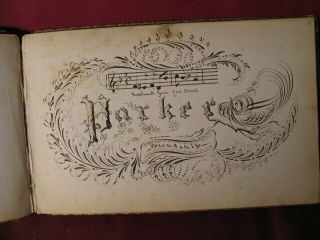 Antique Autograph Album 1848 Tottenville Staten Island,  Camden Ny,  Fair Haven Ct