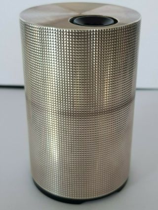 Braun T2 Cylindric Table Lighter By Dieter Rams 60s Diamond Texture.