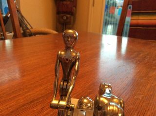 1931 Liberty Action Twins Mascot,  Hood Ornament With Acorn Nut 12
