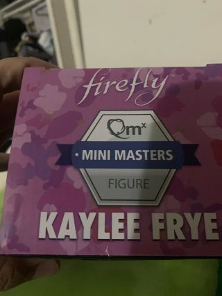 Rare Loot Crate Firefly Kaylee Frye Qmx Mini Masters Exclusive Figure