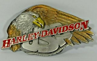 Harley Davidson Belt Buckle Eagle Usa