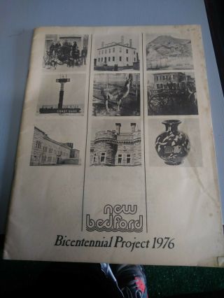 Bedford Massachusetts Bicentennial Commission Flyer Booklet Really Neat