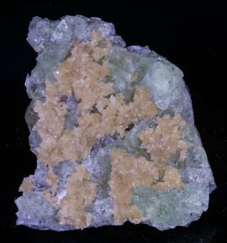 MSG2505: Large - Calcite Crystals on Fluorite Crystals - Mongolia 5