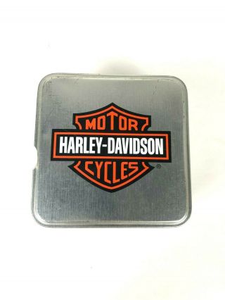 Harley Davidson Watch by fossil gift collectible w.  Tin box. 5