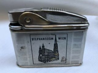 Vintage Rare Royal Made In Austria Stephandom Wien Lighter In