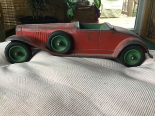 The Faith Manufacturing Co.  Chicago Ill.  Vintage 1930s Metal Toy Car