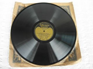 Edison 12 " Long Play 40 Minute Diamond Disc Record 30003