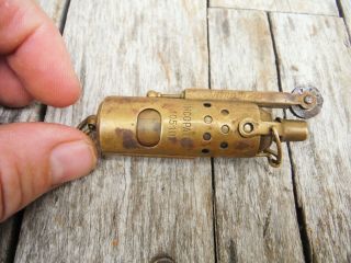 Vintage Imco Pat 105107 Trench Lighter Austria Brass Early