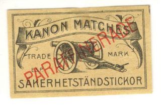 Old Matchbox Label/s 227 Austria / Czechoslovakia