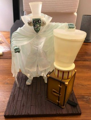 Disney Haunted Mansion O - Pin House Hatbox Ghost Figurine Glow Le 250 No Pins