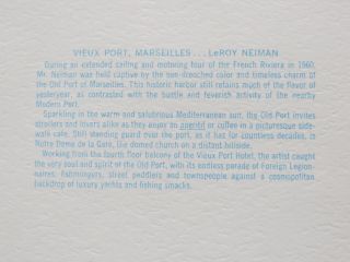3 LeRoy Neiman prints St.  Mark ' s Venice Versailles Tour de France Marseilles 8