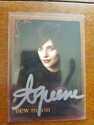 Neca Twilight Moon Ashley Greene Alice Cullen Autograph Auto Card 5