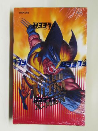 1995 Fleer Ultra X - Men Trading Cards Factory Box - 36 Packs
