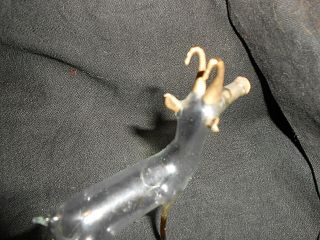 Antique Vintage German? Blown Glass REINDEER Deer Ornament Christmas 7
