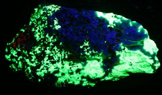 Hardystonite,  willemite fluorescent minerals,  Franklin,  NJ 6