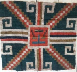 Authentic Ceremonial Cloth Textile Nazca Culture 1000 Ad.  Design Type: Spider