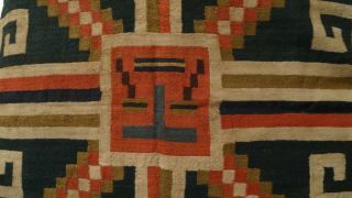 Authentic Ceremonial cloth textile NAZCA Culture 1000 AD.  Design type: Spider 2