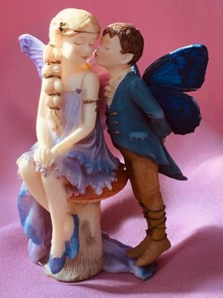 Promise Of Love Fairy Figurine 3122 Girl Boy Butterfly Fairies Country Artists