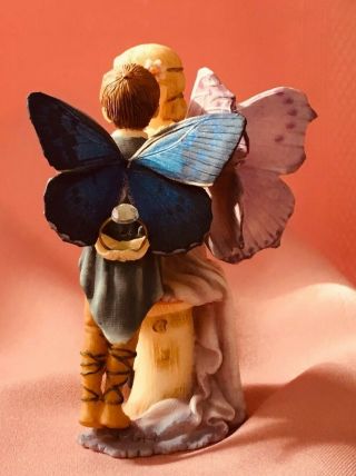 Promise of Love Fairy Figurine 3122 Girl Boy Butterfly Fairies Country Artists 2