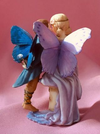 Promise of Love Fairy Figurine 3122 Girl Boy Butterfly Fairies Country Artists 3