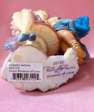 Promise of Love Fairy Figurine 3122 Girl Boy Butterfly Fairies Country Artists 5