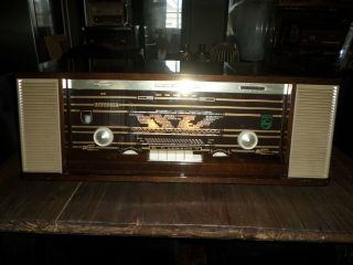 Philips Reverbeo B7x14a Stereo Tube Radio.  Fm Up To 104 Mhz.